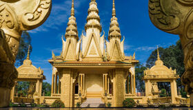 Vam Ray Pagoda Tra Vinh Region in Mekong Delta